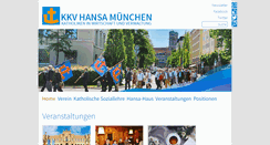 Desktop Screenshot of kkv-hansa-muenchen.de